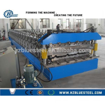 PLC Hydraulic Chinese Supplier Wellpappe Trapez Doppelschicht Rollenformmaschinen für Metallbau